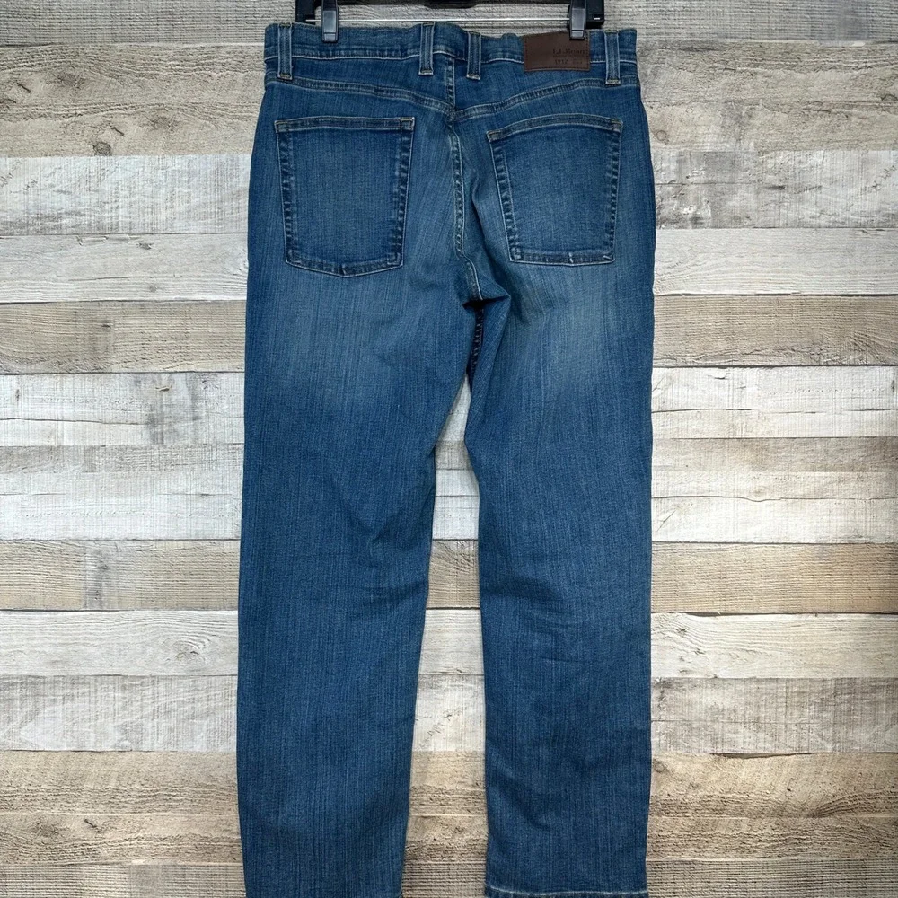 LLBean Mens Beanflex Coolmax Standard Fit Tencel Stretch Performance Jeans 33x30